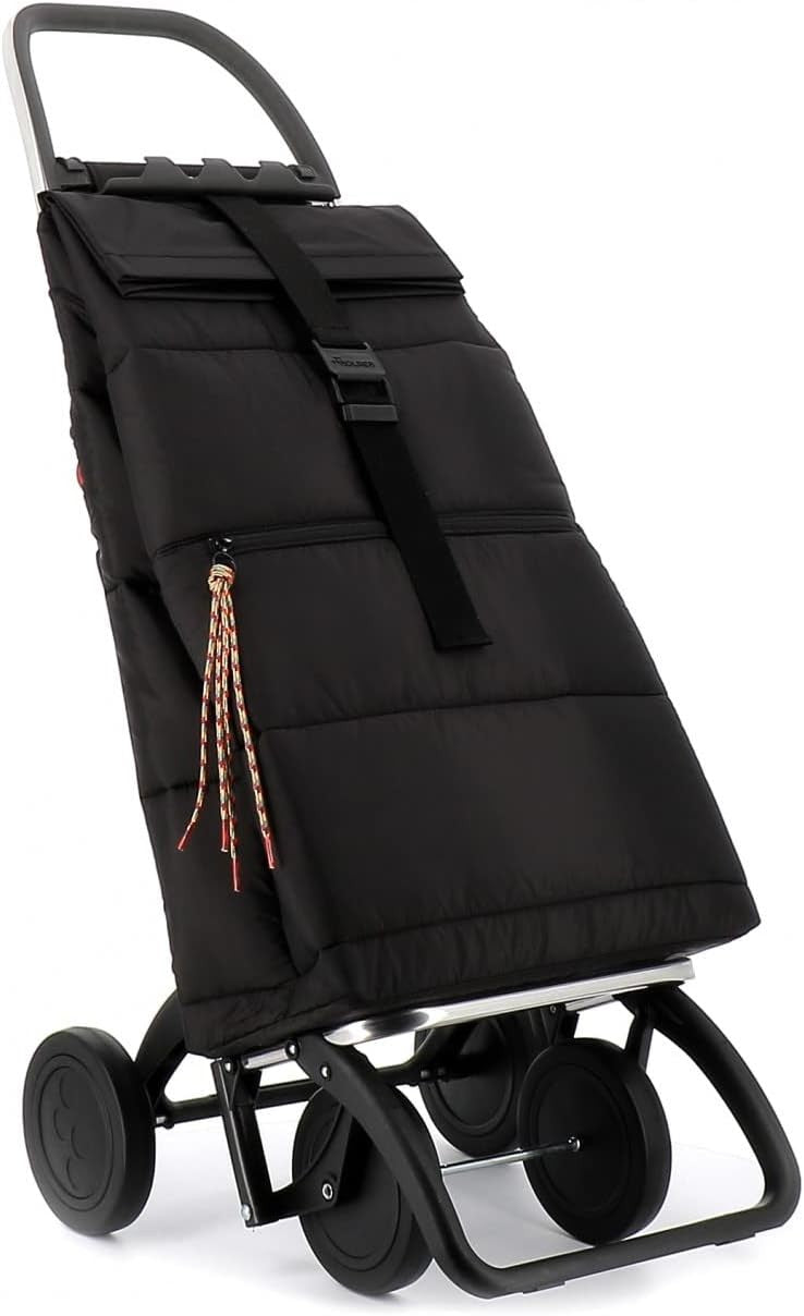 Large 4 Wheel Foldable Shopping Trolley Lightweight Aluminium Grocery Cart