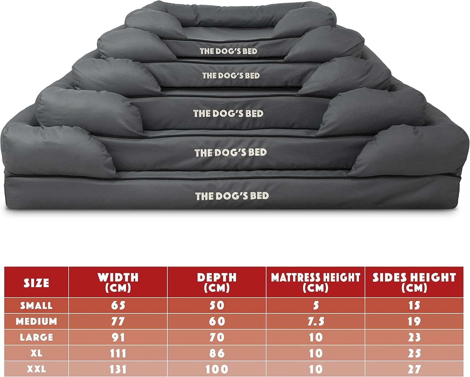 XL Orthopedic Memory Foam Dog Bed Washable Bolster