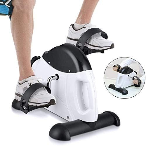 Mini Pedal Exerciser w/ LCD Display & Adjustable Resistance for Arms & Legs