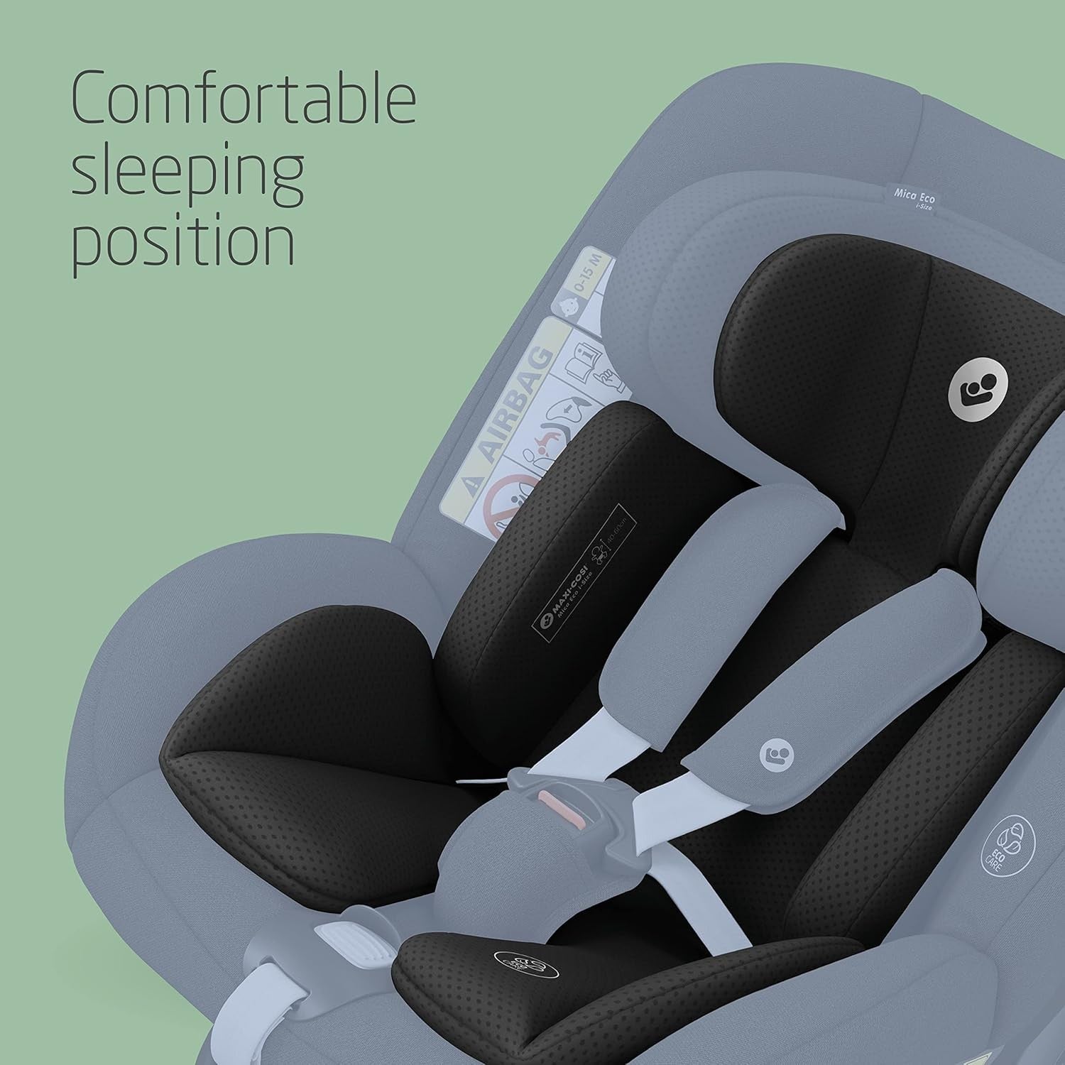 Newborn Car Seat Insert 0–3 Months 40–60cm Soft Eco Washable Inlay