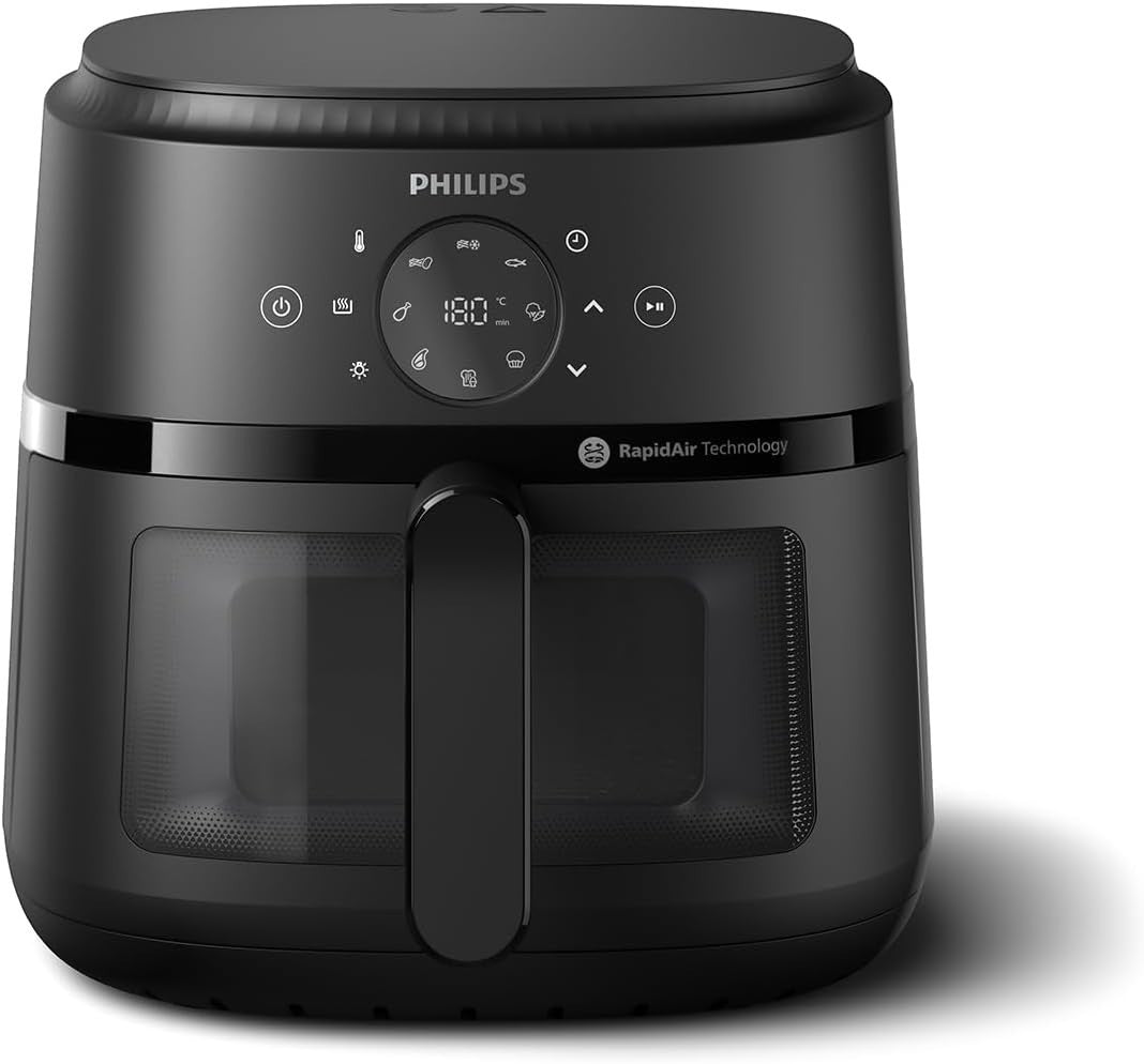 6.2L Air Fryer RapidAir 13-in-1 Window Touchscreen Low-Fat Healthy Cooker