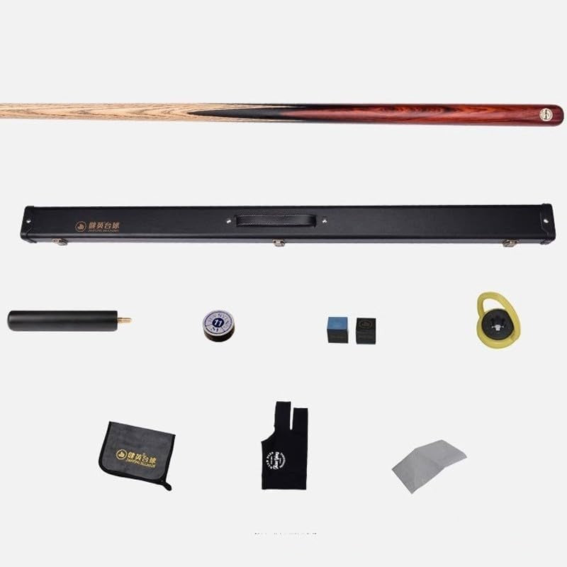 57in One Piece Snooker Pool Cue 19oz Ash Wood 10.2mm Tip Pro