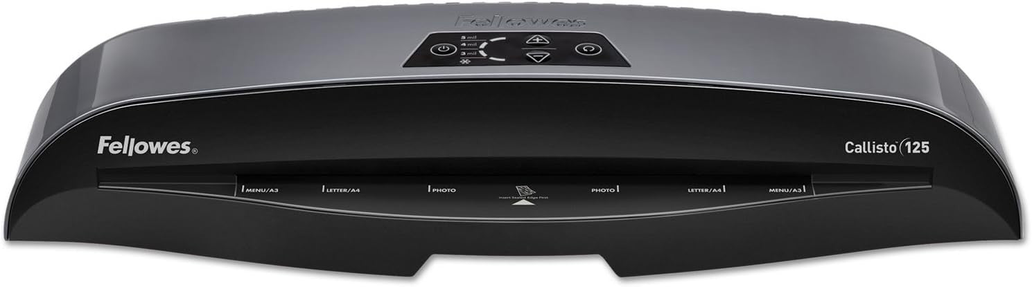 A4 Laminator Fast Office Machine 5-Min Warm-Up Anti-Jam 125 Micron