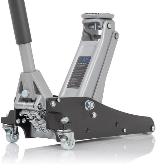 1.5 Ton Aluminium Trolley Jack Lightweight Low Profile Car Lift 90mm Entry