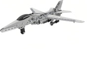 F16 Fighter 3D Metal Puzzle Kit – Military Aircraft DIY Model Gift 452pcs