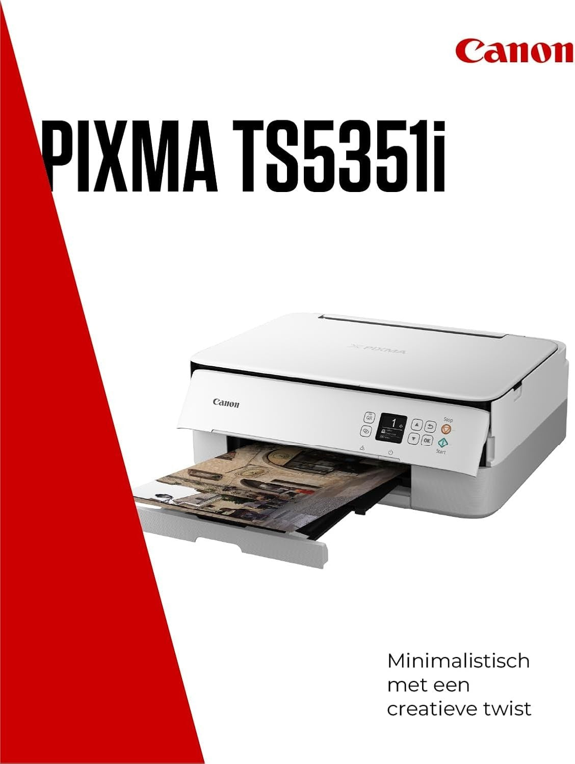 Wireless Colour All-in-One Inkjet Printer Auto-Duplex Borderless White