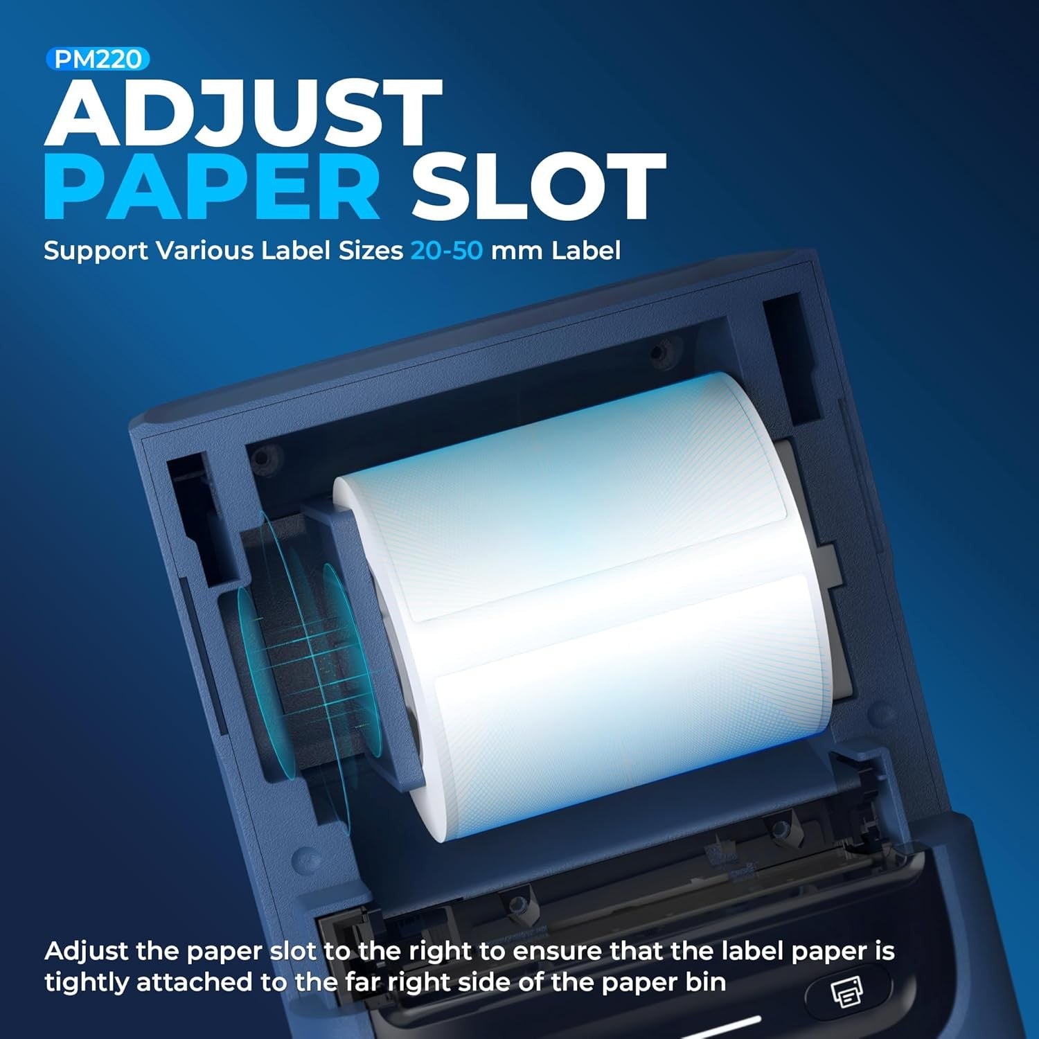 Bluetooth Label Maker 2 Inch Thermal Sticker Printer Portable