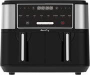 9L Dual Zone Digital Air Fryer | No-Oil Cooking | 8 Presets | Family Size