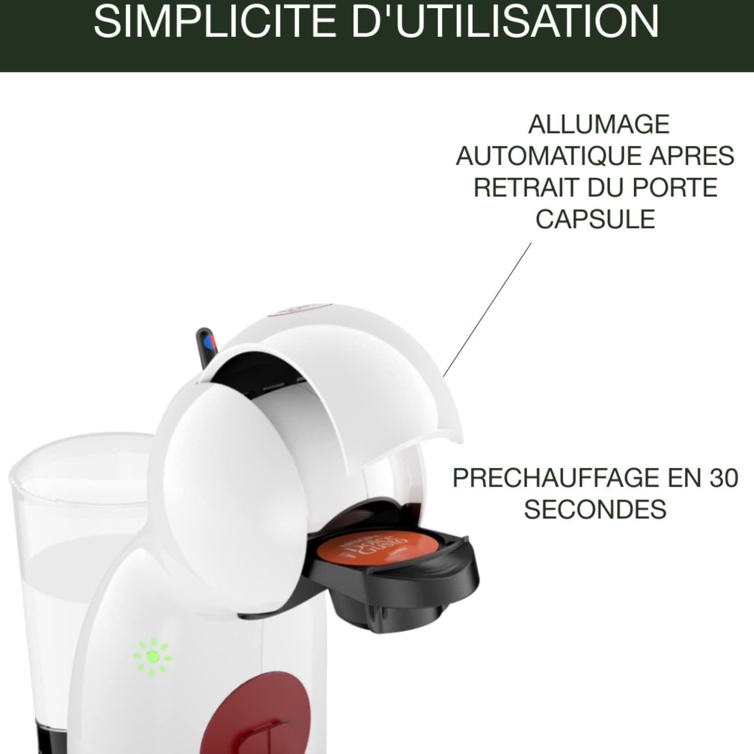 Mini Capsule Coffee Machine 15 Bar Pump | Automatic Espresso Maker | Hot & Cold