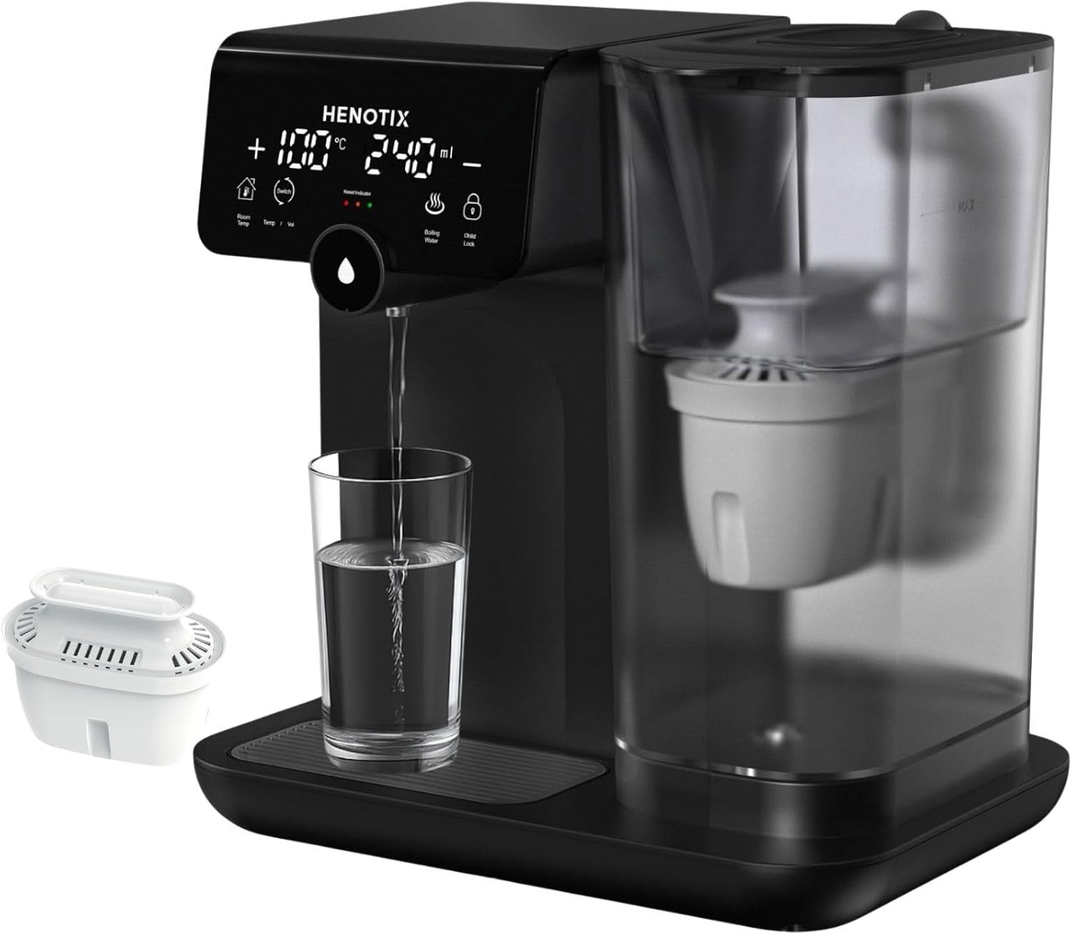 Instant Hot Water Dispenser 2.8L | Touch Screen Filter 12 Temp Presets
