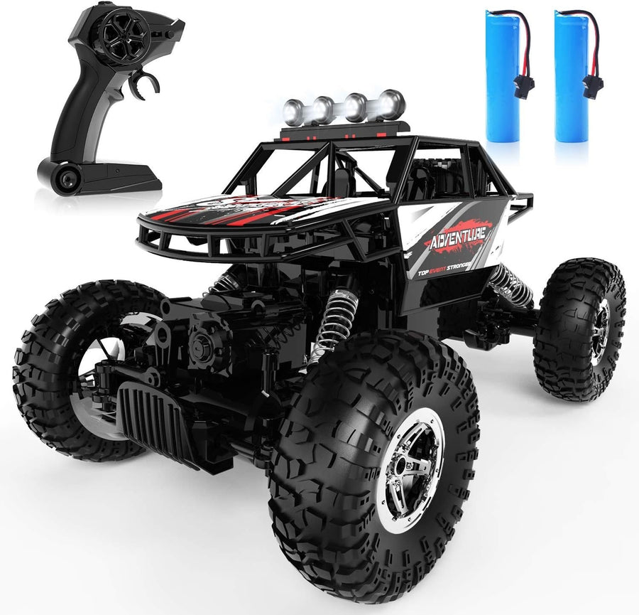 1:14 4WD RC Monster Truck for Kids & Adults, Metal Shell Rock Crawler