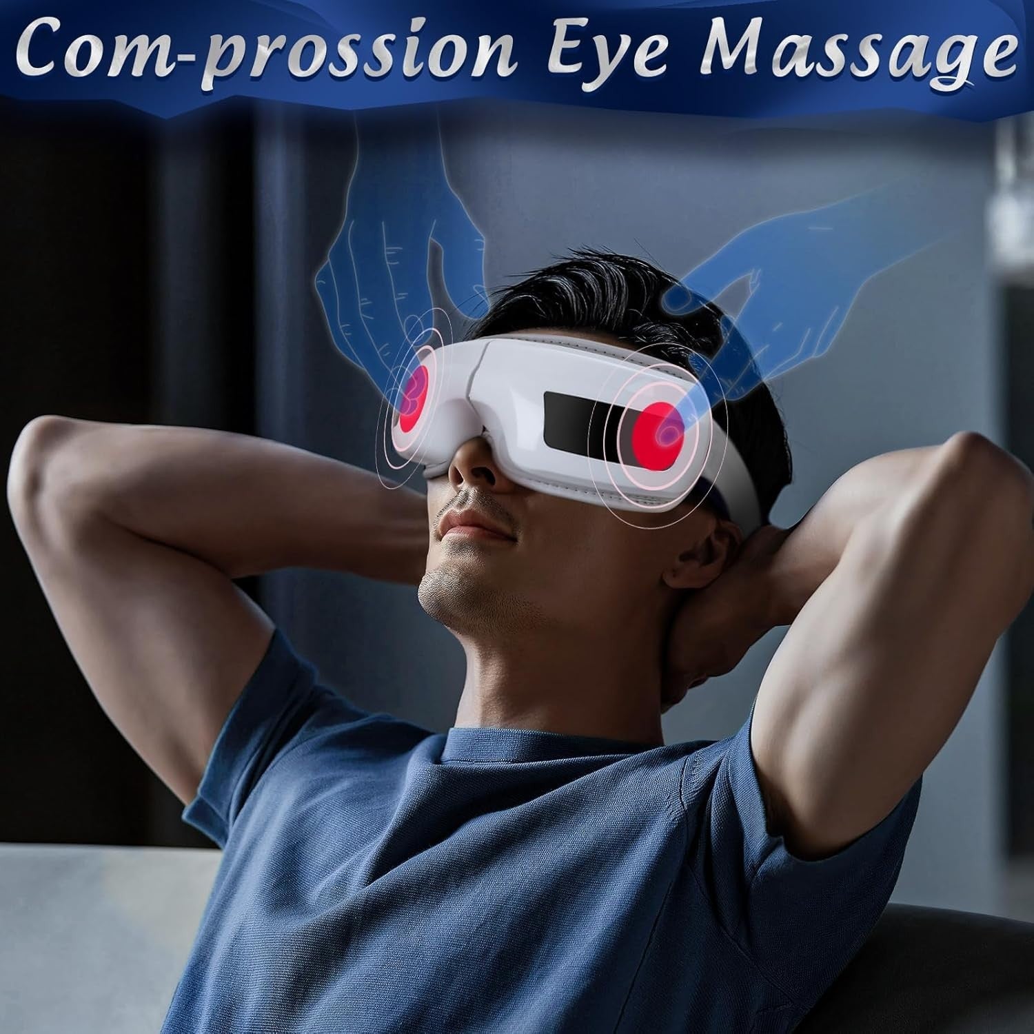 Heated Eye Massager Compression Bluetooth Sleep Mask
