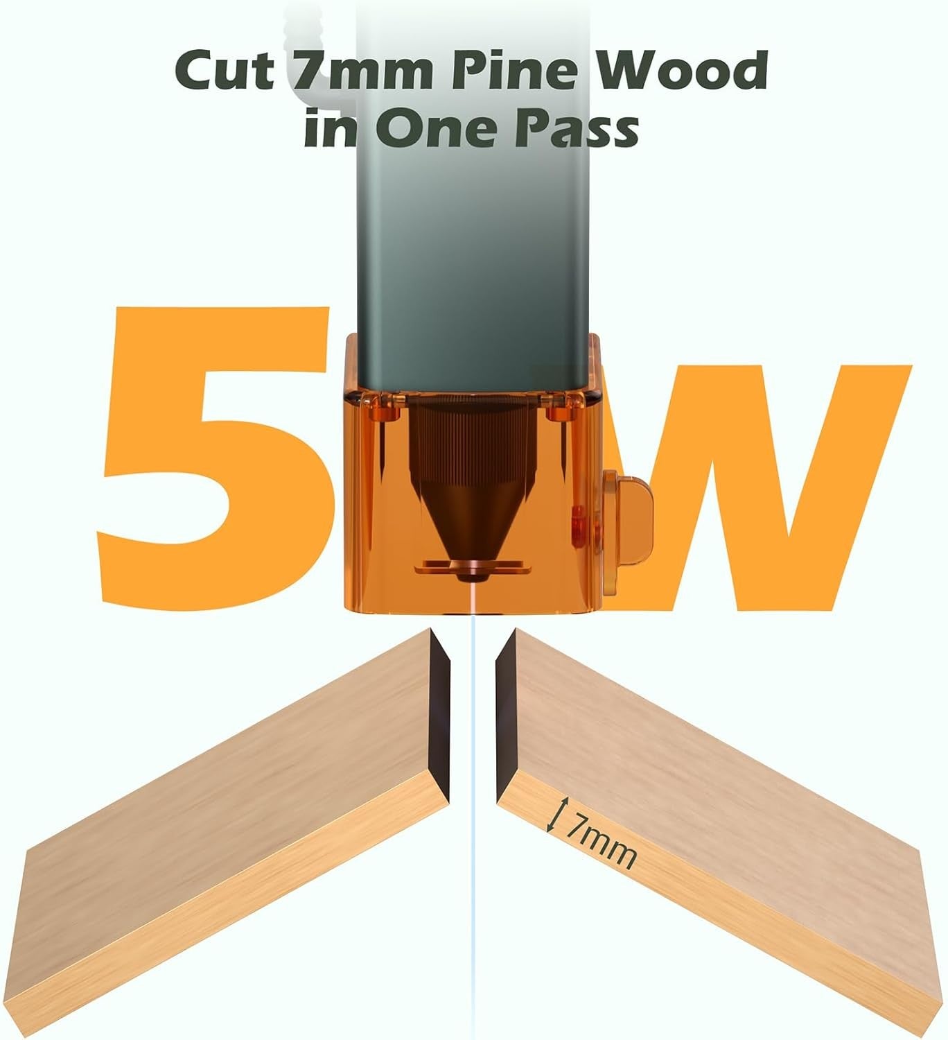 5W Laser Engraver Machine CNC Cutter for Wood Acrylic Leather Glass