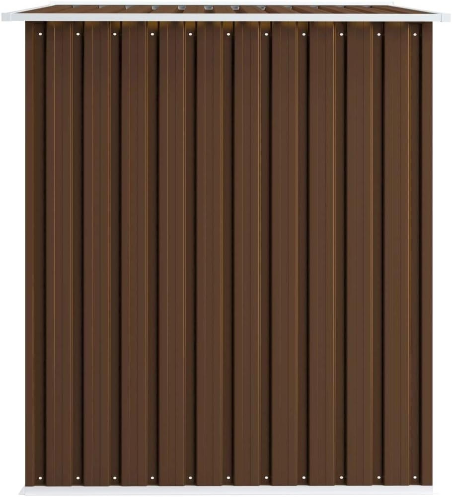 8x6FT Large Metal Garden Shed Outdoor Storage with Sliding Doors & 4 Air Vents