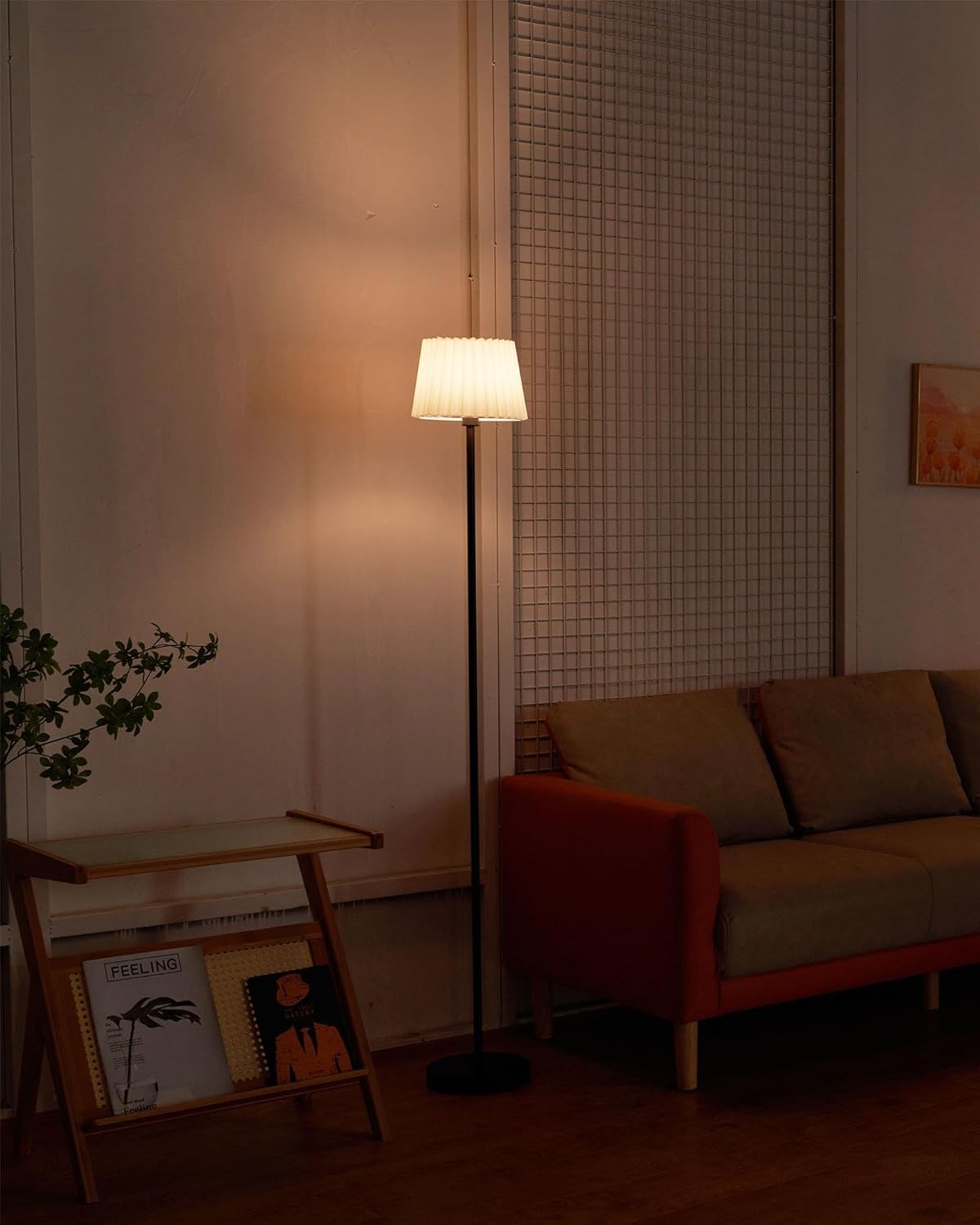 Cordless Floor Lamp Rechargeable Battery Remote Dimmable Portable 57in Light
