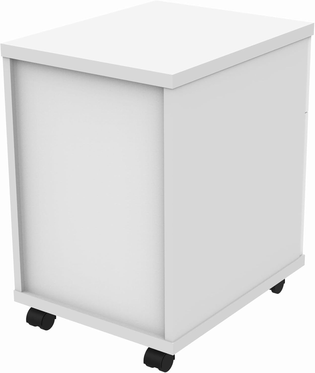 Heavy Duty Lockable Mobile Office Storage Cabinet 2 Drawers Wheels