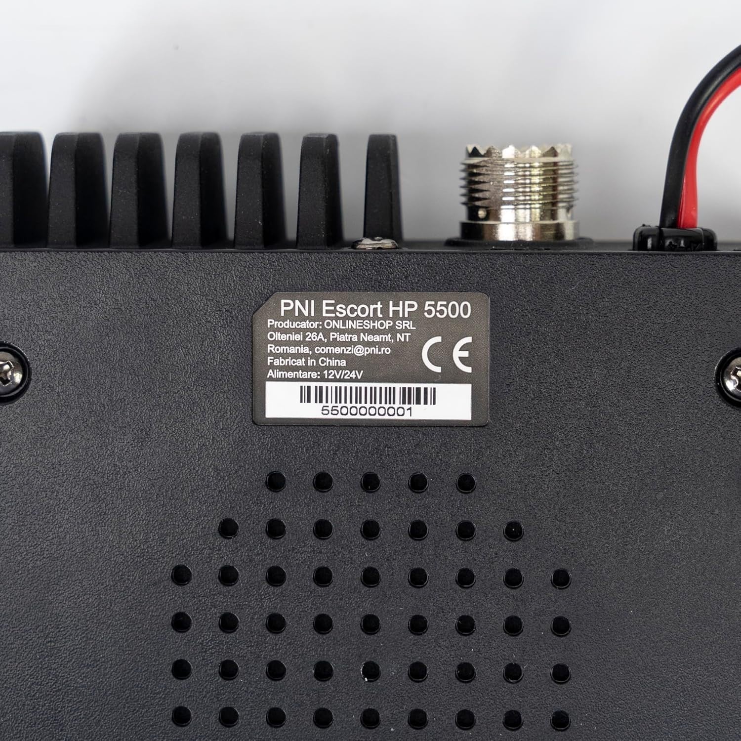CB Radio Station 4W AM/FM Multi-Band with ASQ, RF Gain & 12V/24V