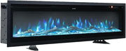 40" Electric Wall Fireplace 3-in-1 LED Flame Effect Remote Control Heater