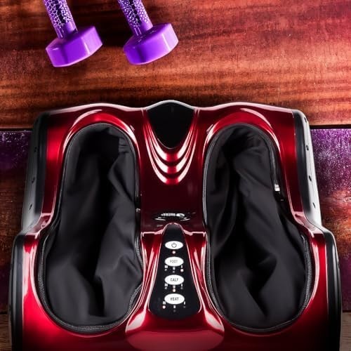 Foot & Leg Massager with Shiatsu, Kneading, Vibration & Pressure Therapy