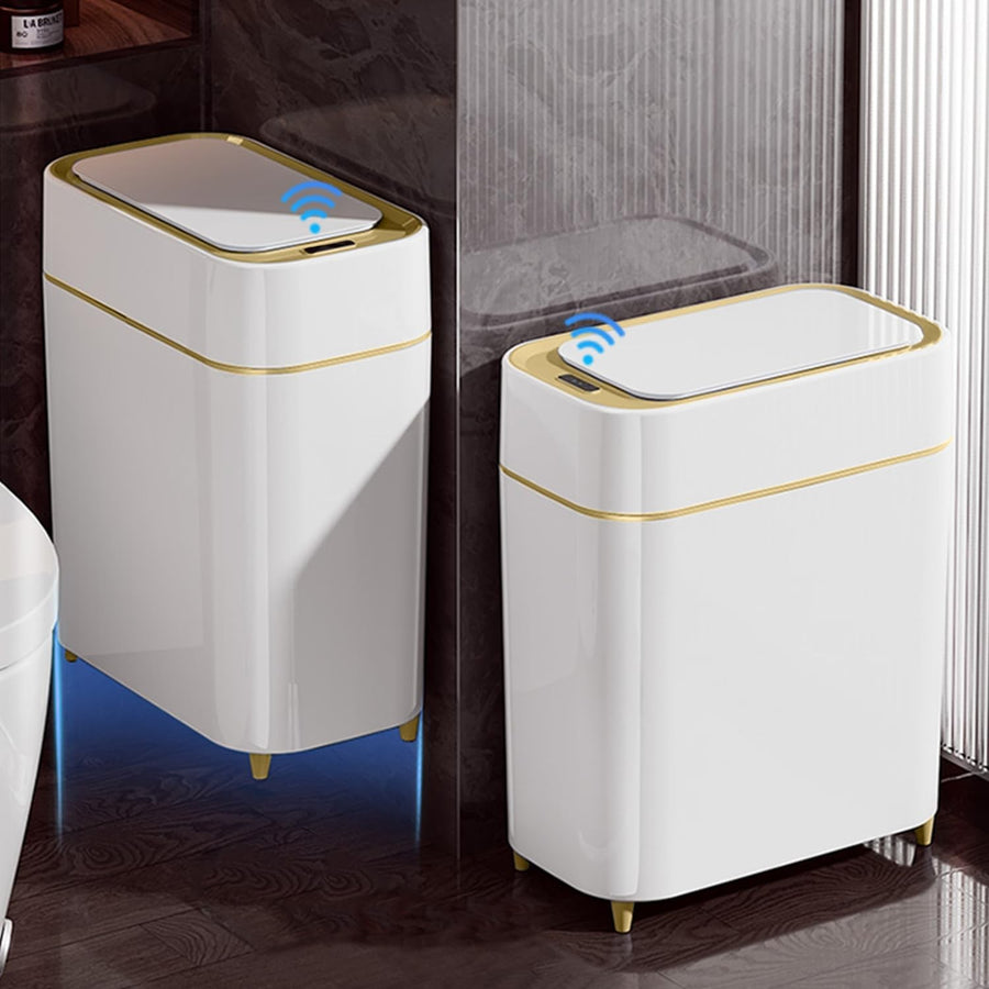 Touchless Motion Sensor Trash Can 2.5 Gallon Slim Bathroom Bin