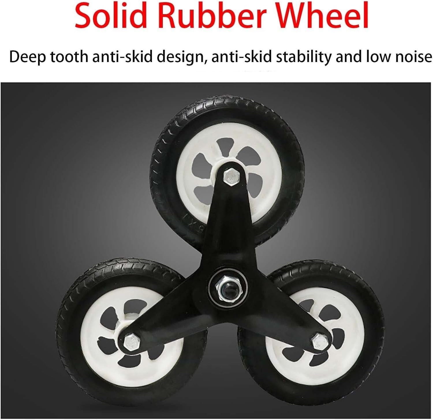 Aluminium Stair Climbing Sack Truck 6 Wheel Folding Trolley Adjustable