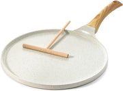 Non-Stick 30cm Pancake Pan | Swiss Granite Crepe Dosa Skillet Oven Safe