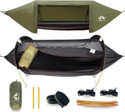 Luxury Camping Hammock with Mosquito Net | 290x140cm | 300kg | Full Kit