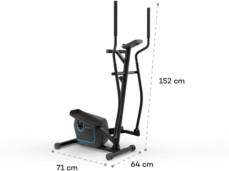 Elliptical Cross Trainer Home Workout Machine w/ LCD Display & 12KG Flywheel