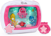 Baby Sleep Soother & Crib Toy – Light Effects, Remote, Pink, Infant Newborn