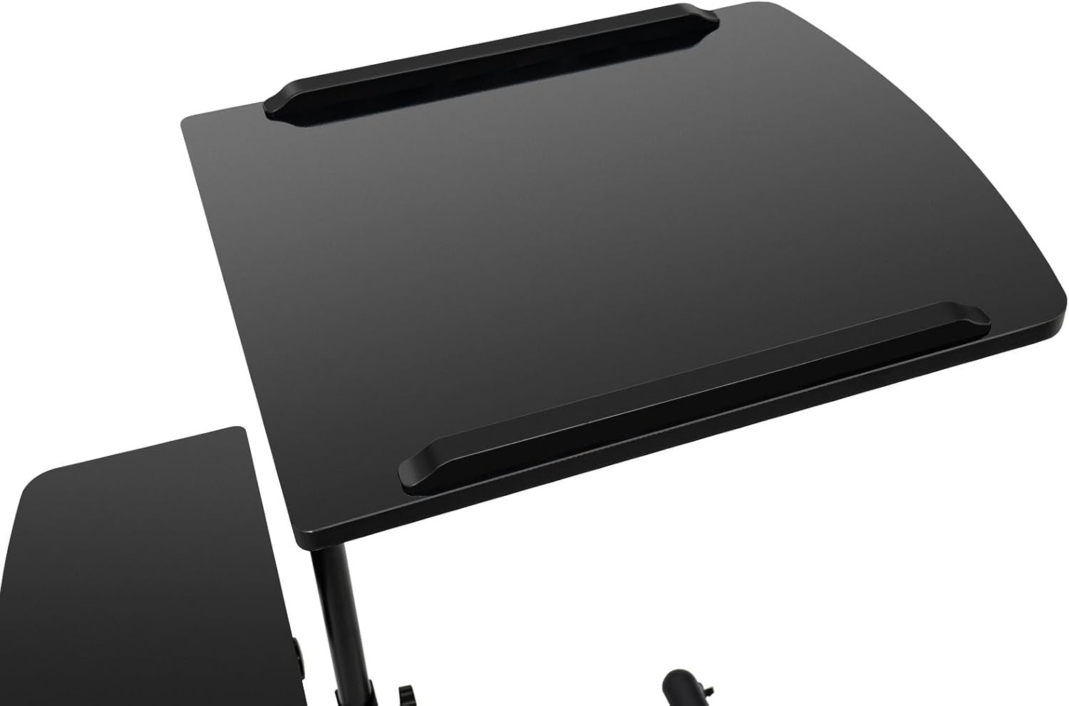 Portable Tattoo Table Workstation Adjustable Dual Surface with Wheels