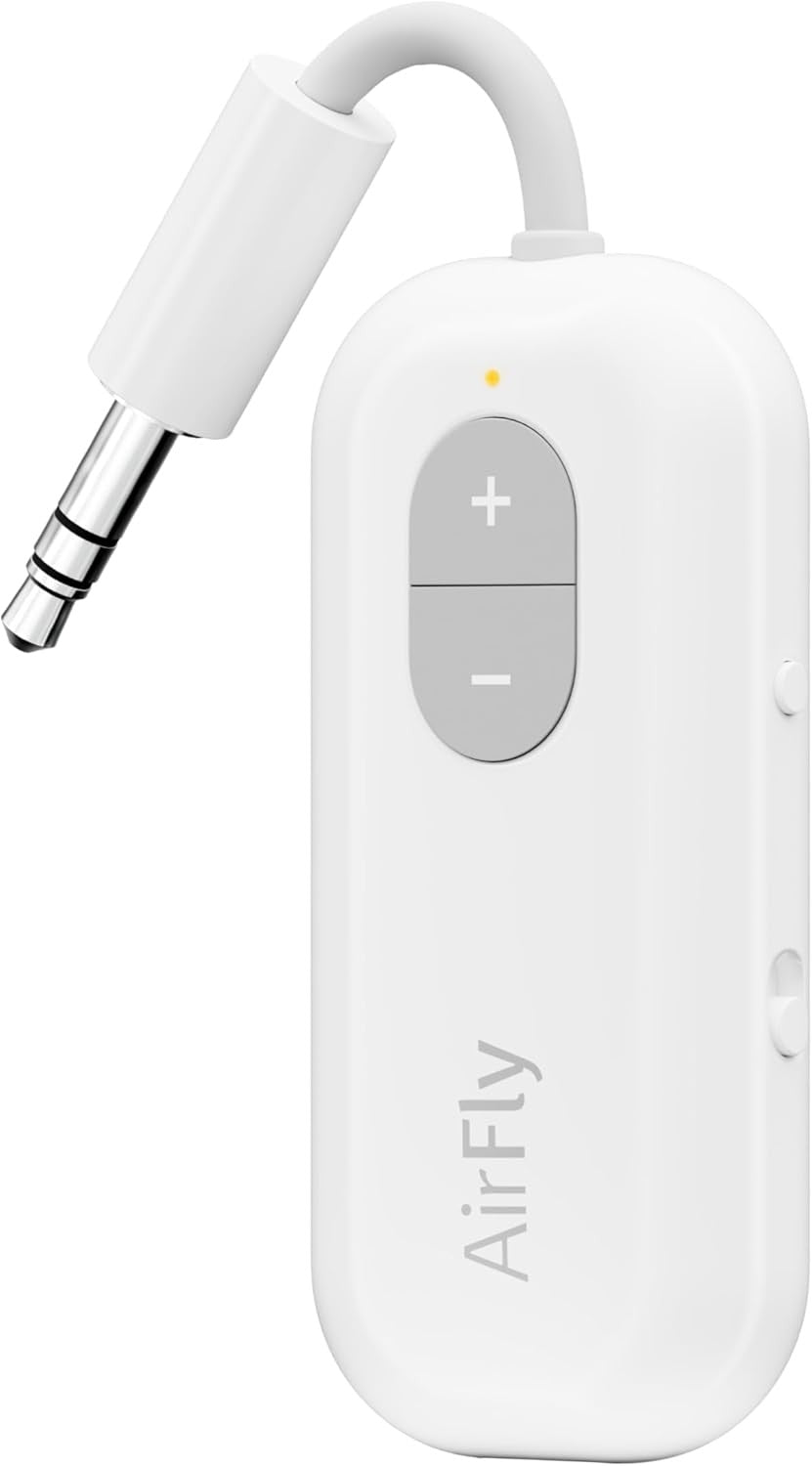 White Bluetooth 5.0 Audio Transmitter – Wireless Headphones Adapter