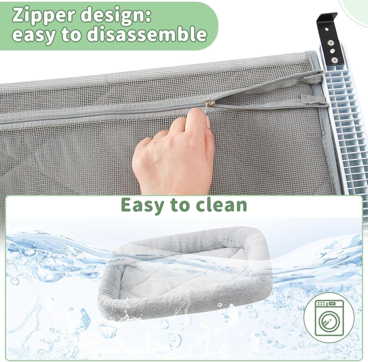 Adjustable Cat Radiator Window Hammock Bed No Drill Holds 18kg M