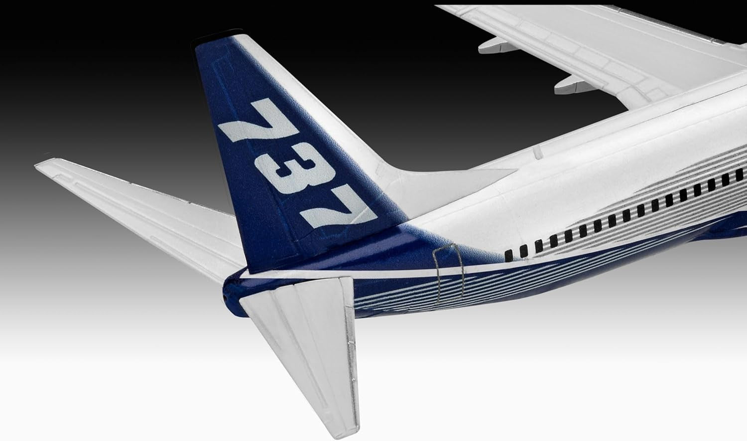 1:288 Boeing 737-800 Plane Model Kit – Detailed Textured Aviation Replica