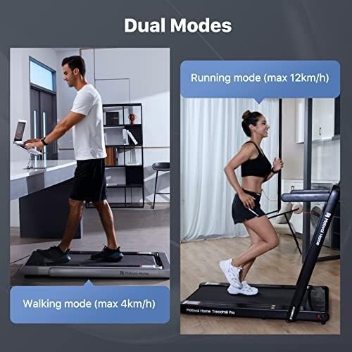 3-in-1 Folding Walking Pad Treadmill Home Office 12KMH Quiet Motor Remote 120KG