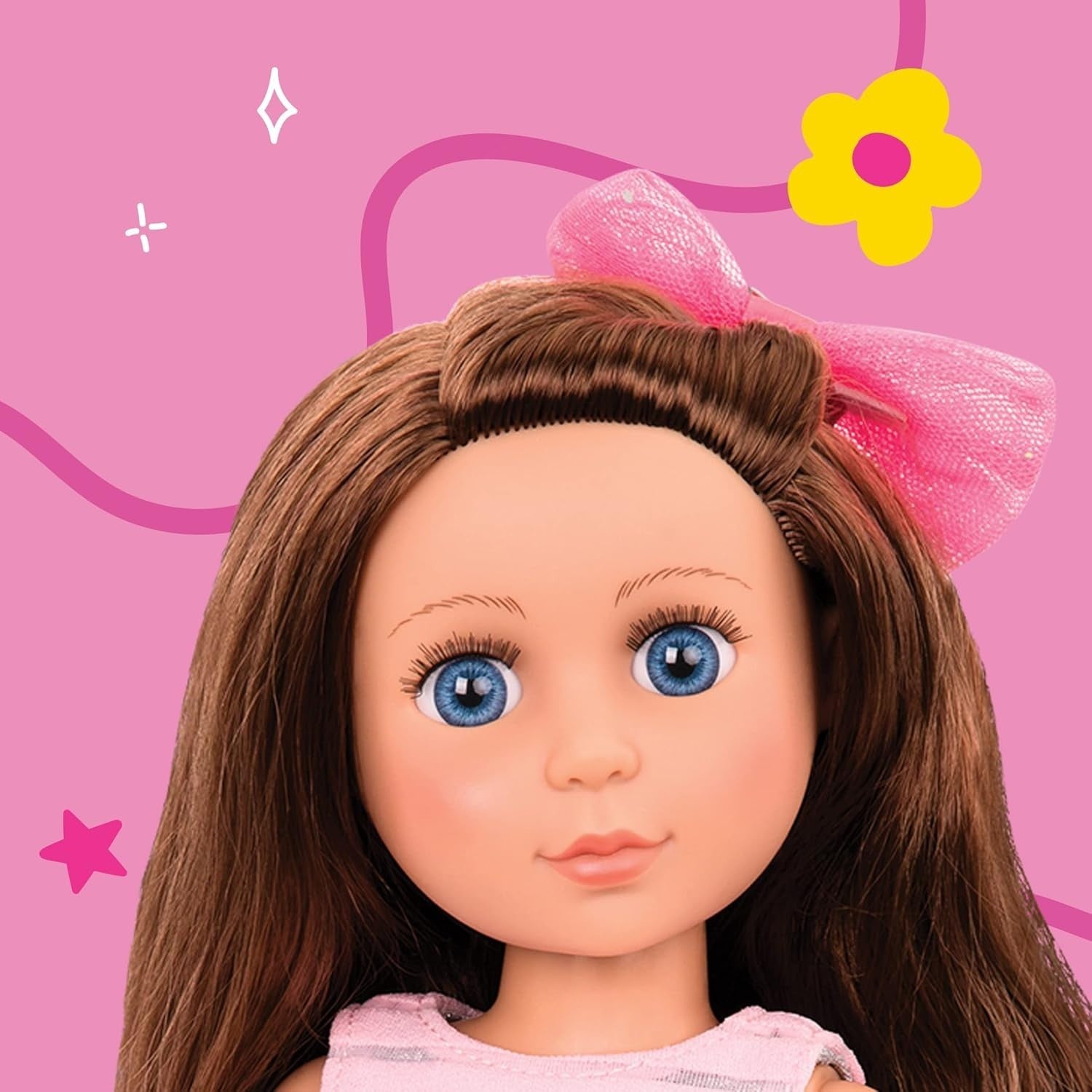 36cm Fashion Dolls Set Poseable Hair Styling Green & Blue Eyes