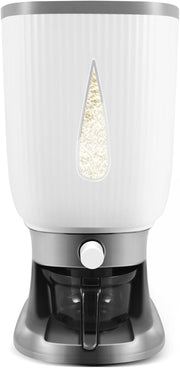 10KG Smart Rice Storage Bucket Automatic Dispenser with Rinsing Cup