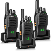 Walkie Talkies 3 Pack Rechargeable USB-C 2 Way Radio Screen VOX