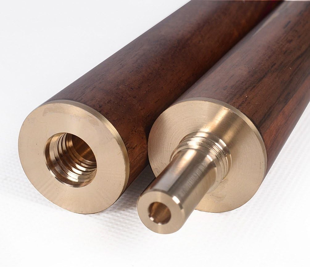 57in 3/4 Snooker Cue 18oz 9.5mm Tip Extensions Aluminium Case