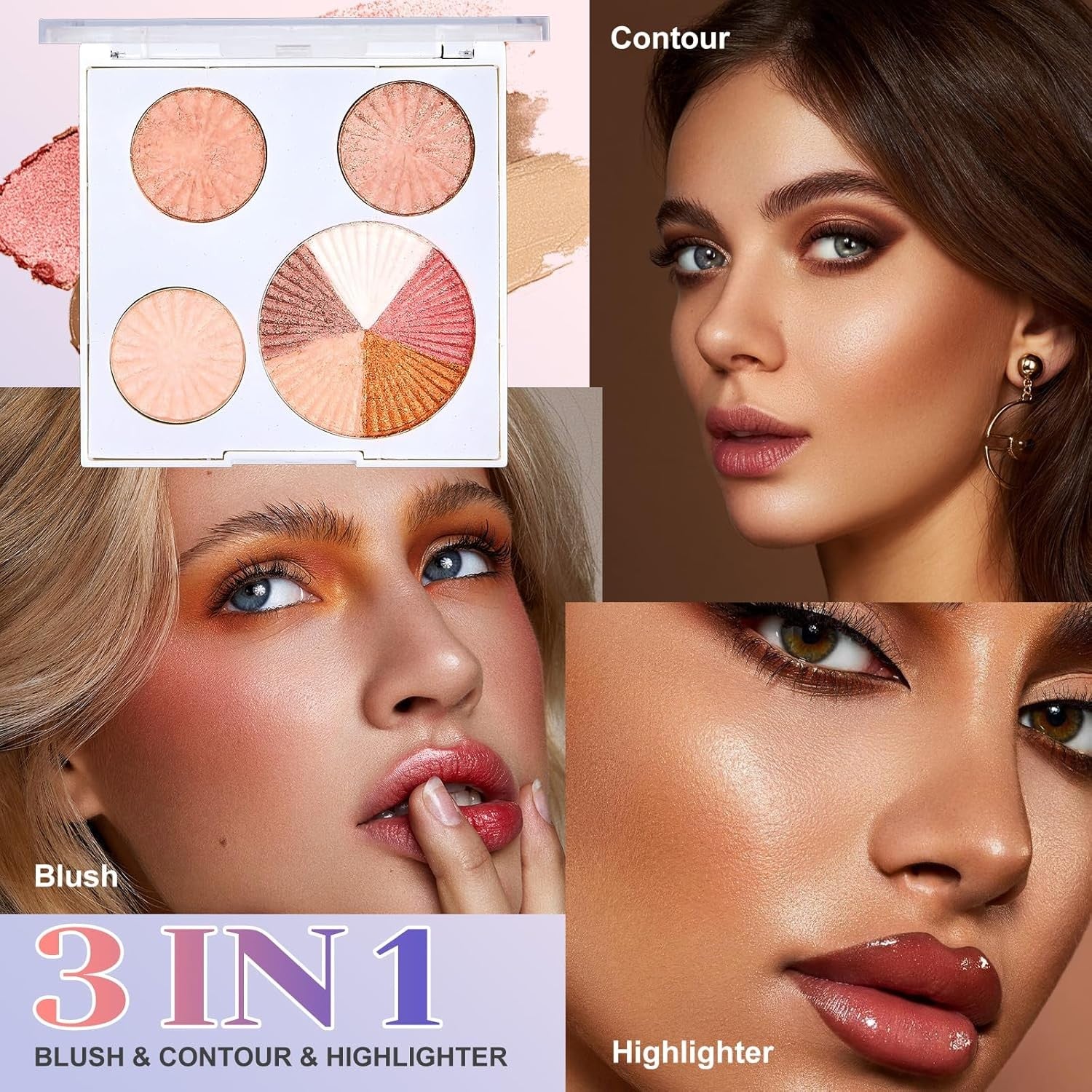 50PCS All-in-One Makeup Kit – Eyeshadow, Lipstick, Brushes & More for Women
