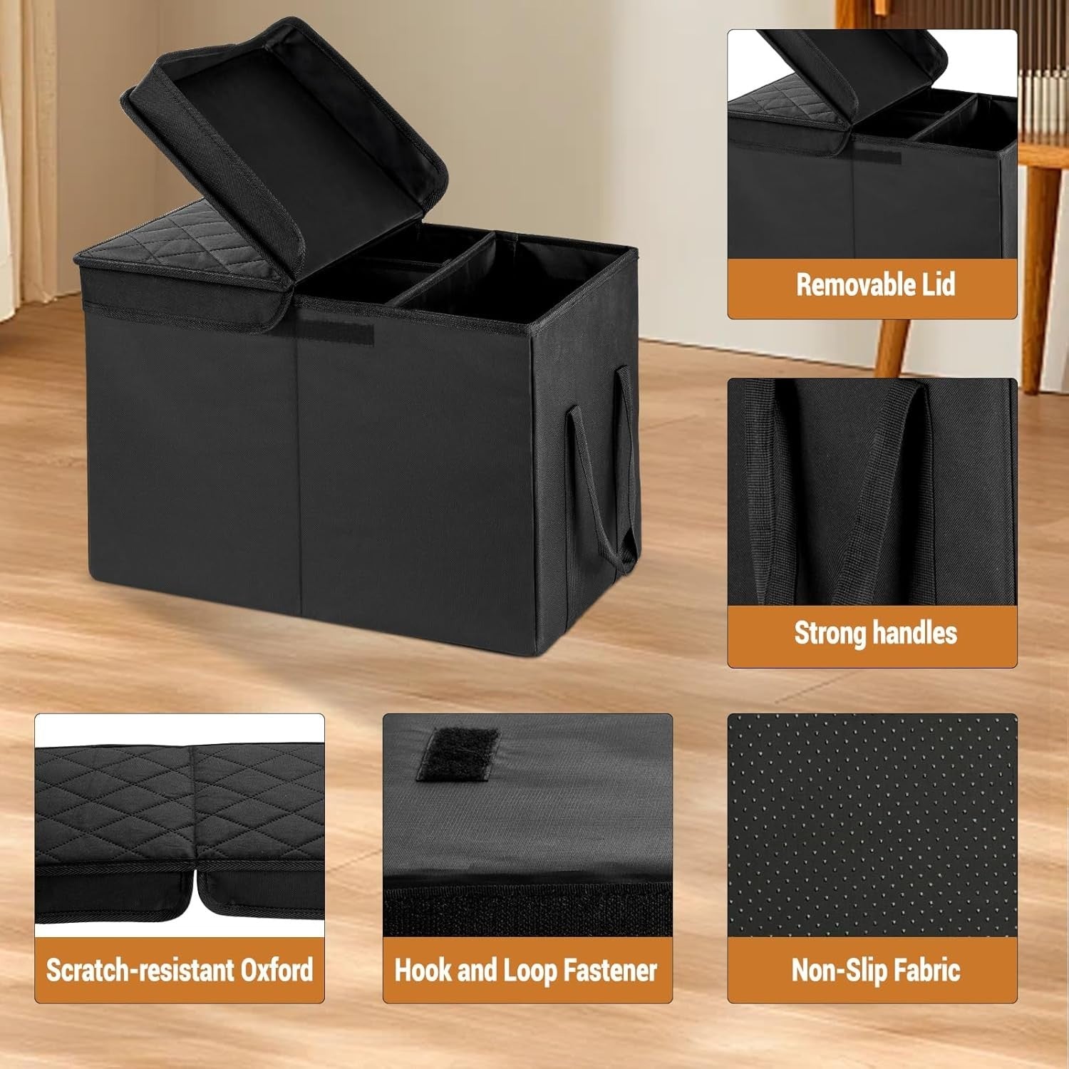 Dog Car Seat Extender Large Dogs 120lb Back Seat Gap Filler Storage