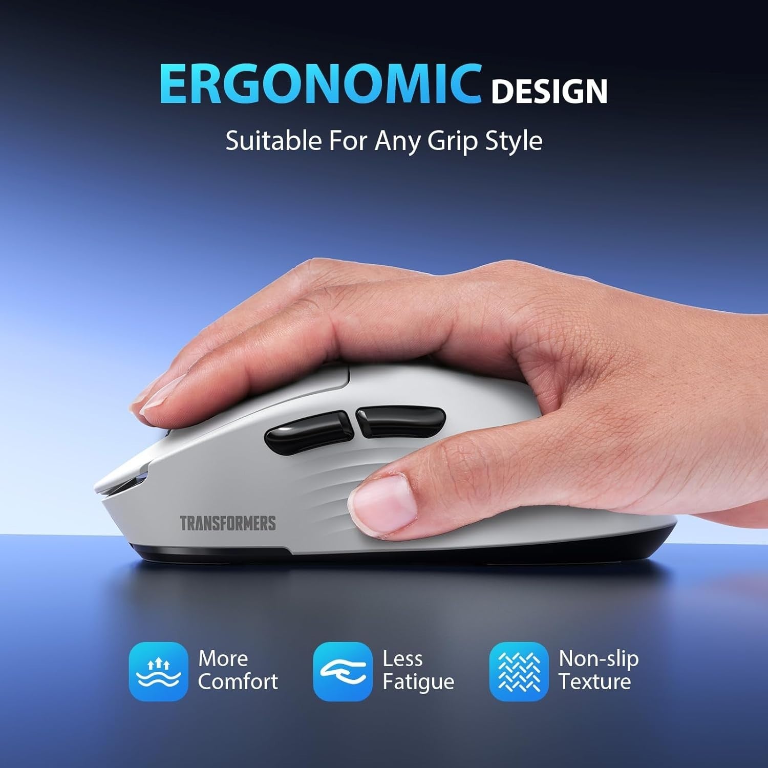 Lightweight Gaming Mouse 63g Wireless 12000 DPI RGB Programmable