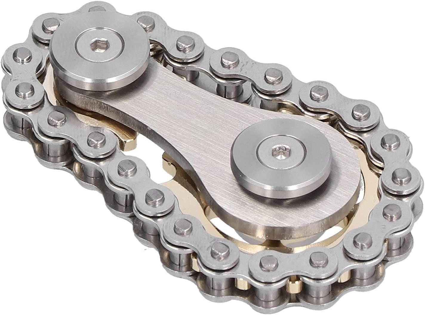 Stainless Steel Gear Fidget Toy Stress Relief Spinner ADHD Focus