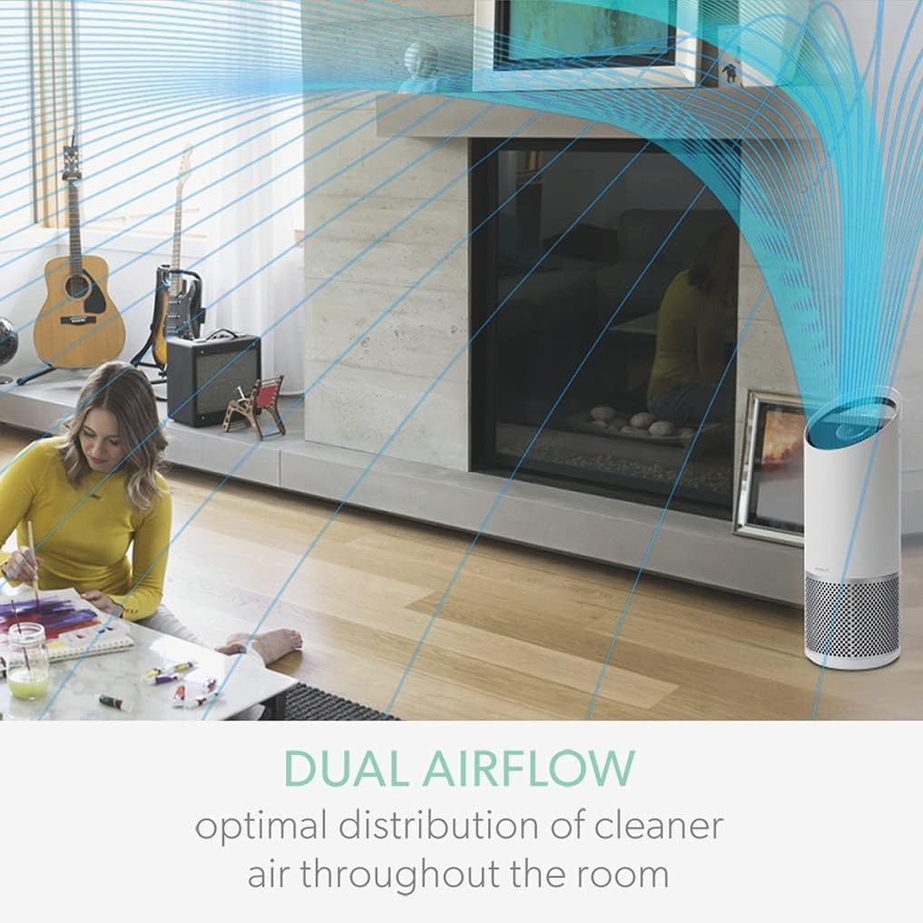 Smart HEPA Air Purifier UV-C SensorPod 35m² Quiet Allergy Smoke