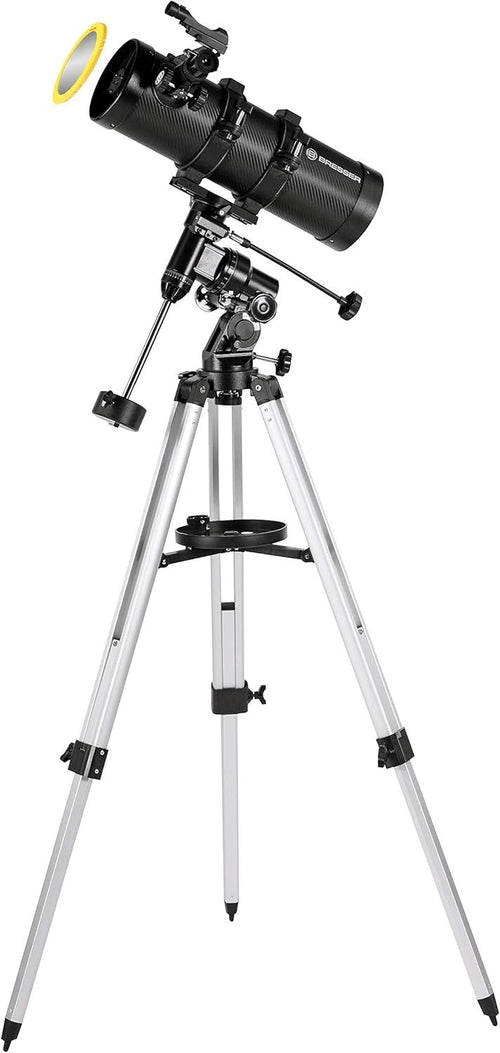 114/500 Newtonian Telescope Sichtcarbon EQ Mount w/ Tripod & Phone Adapter