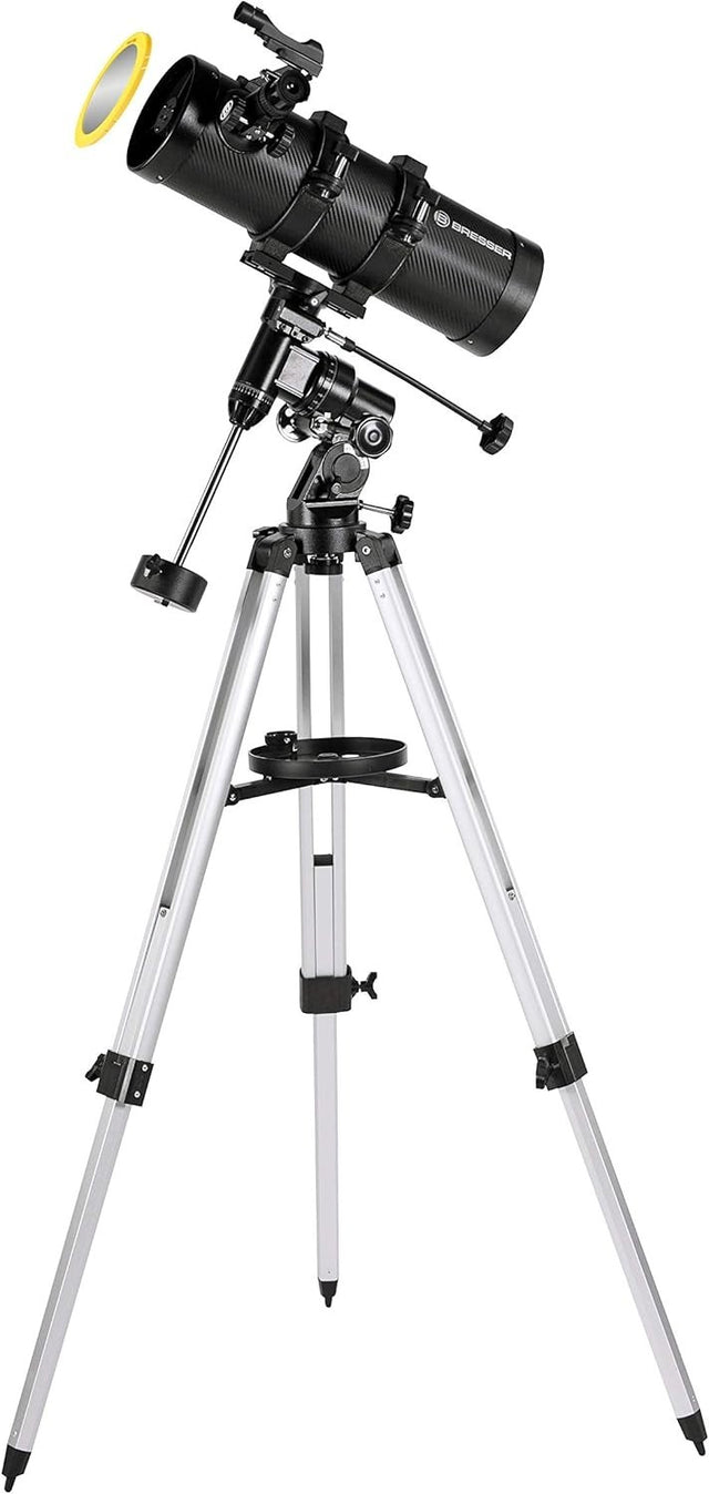 114/500 Newtonian Telescope Sichtcarbon EQ Mount w/ Tripod & Phone Adapter