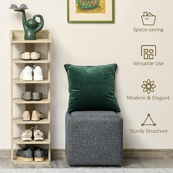 7-Tier Shoe Rack Organizer – Space-Saving Wooden Shelf for Entryway, Bedroom