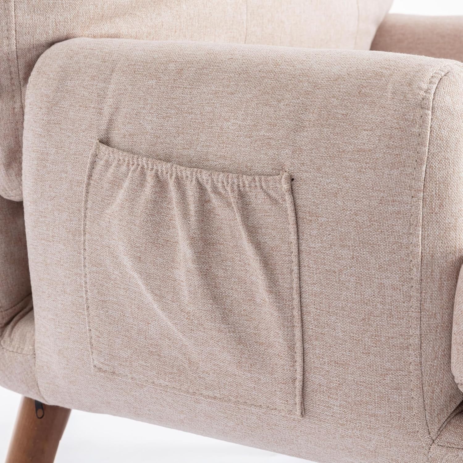 Adjustable Recliner Armchair & Footstool Set | Comfortable Foam Padding