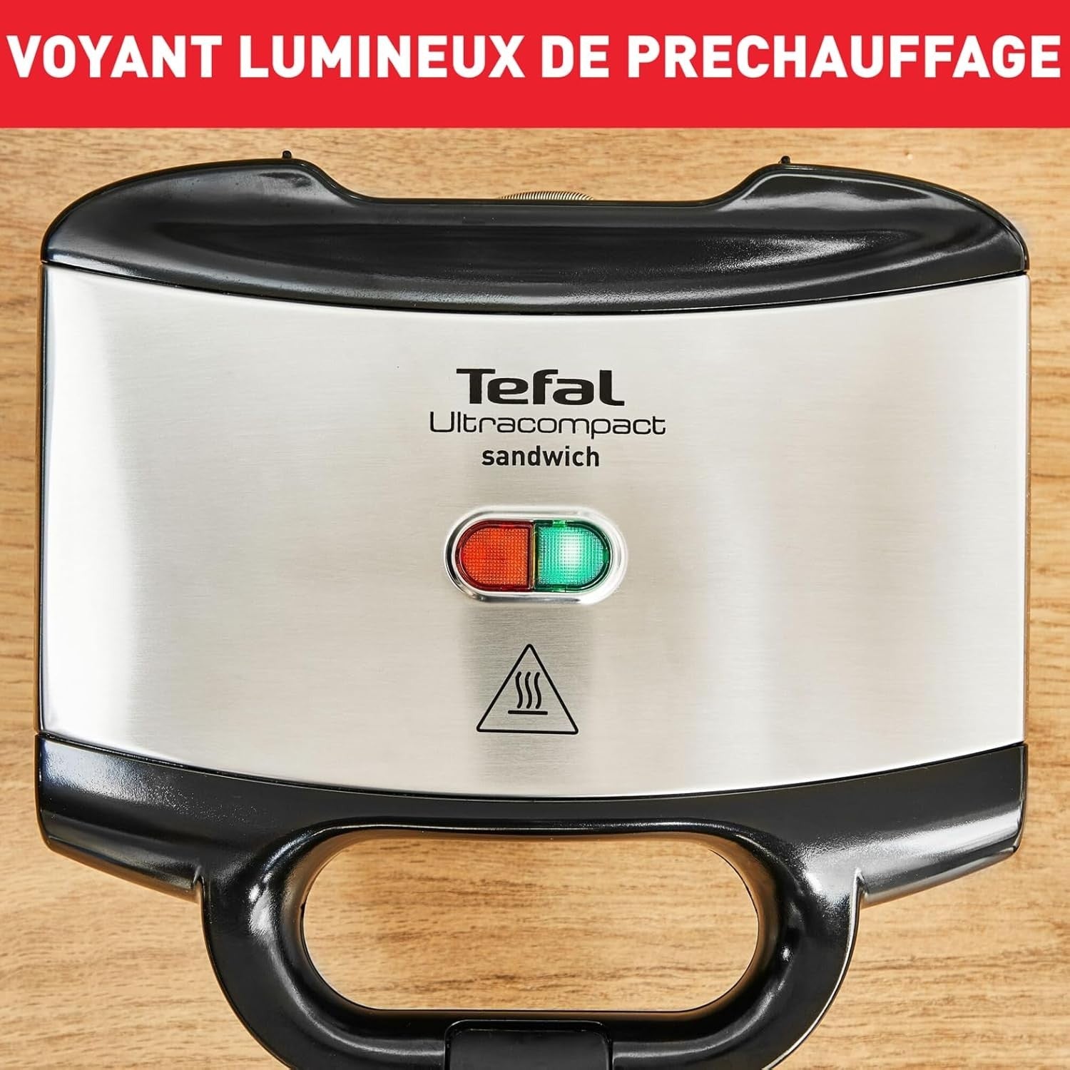 Compact Sandwich Maker Non-Stick 700W Toastie Panini Breakfast Grill