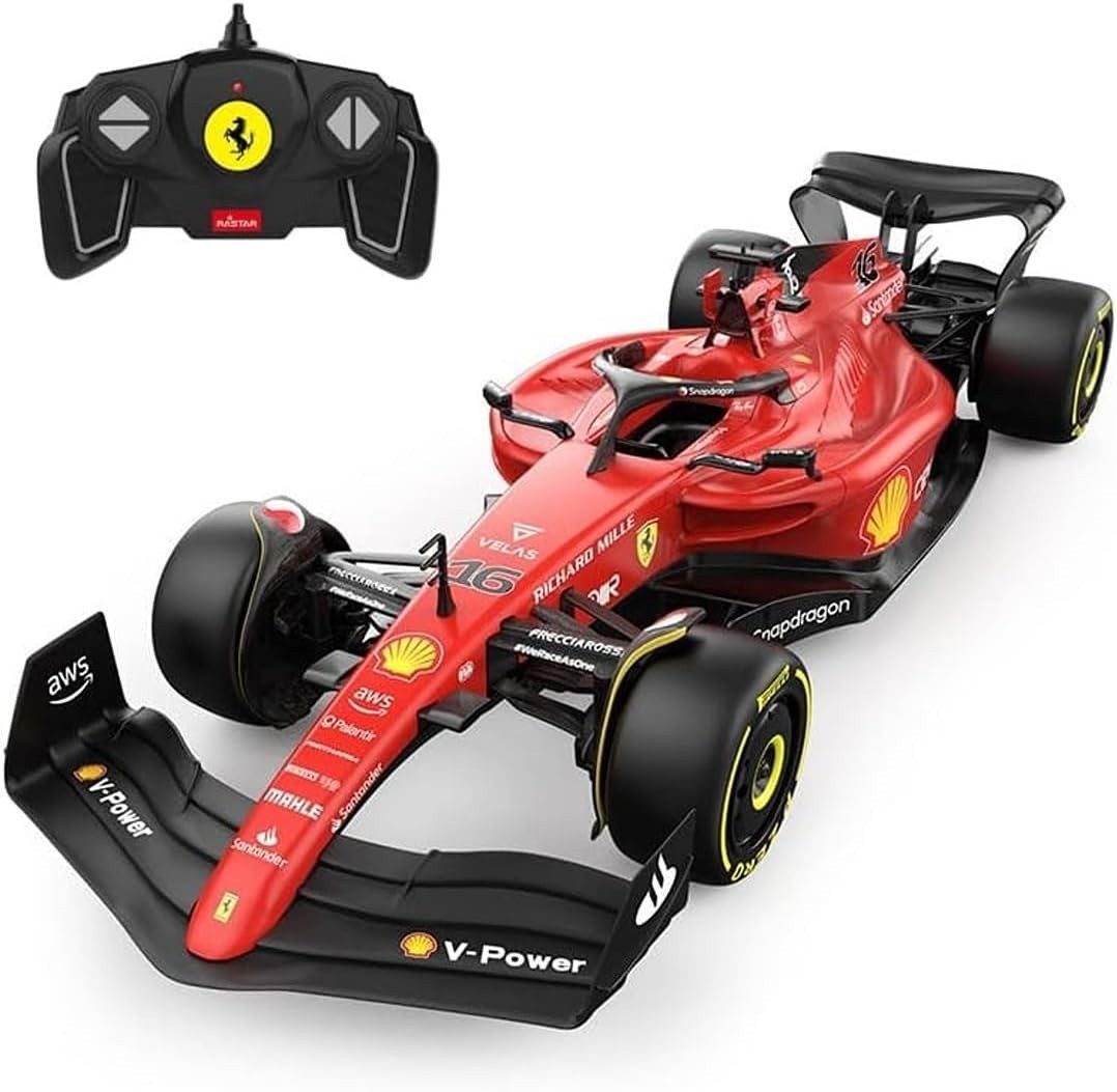 F1-75 RC Car 1:18 Scale – Official Formula 1 Racing Toy, 2.4GHz Remote Control