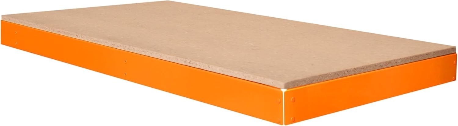 180cm Heavy Duty Workbench Shelf 300kg Steel Chipboard Boltless Reinforced